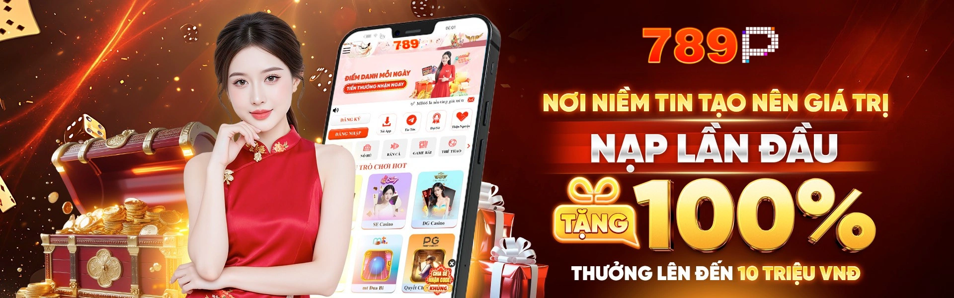 Nội dung thể thao, casino và game bài tại 789P